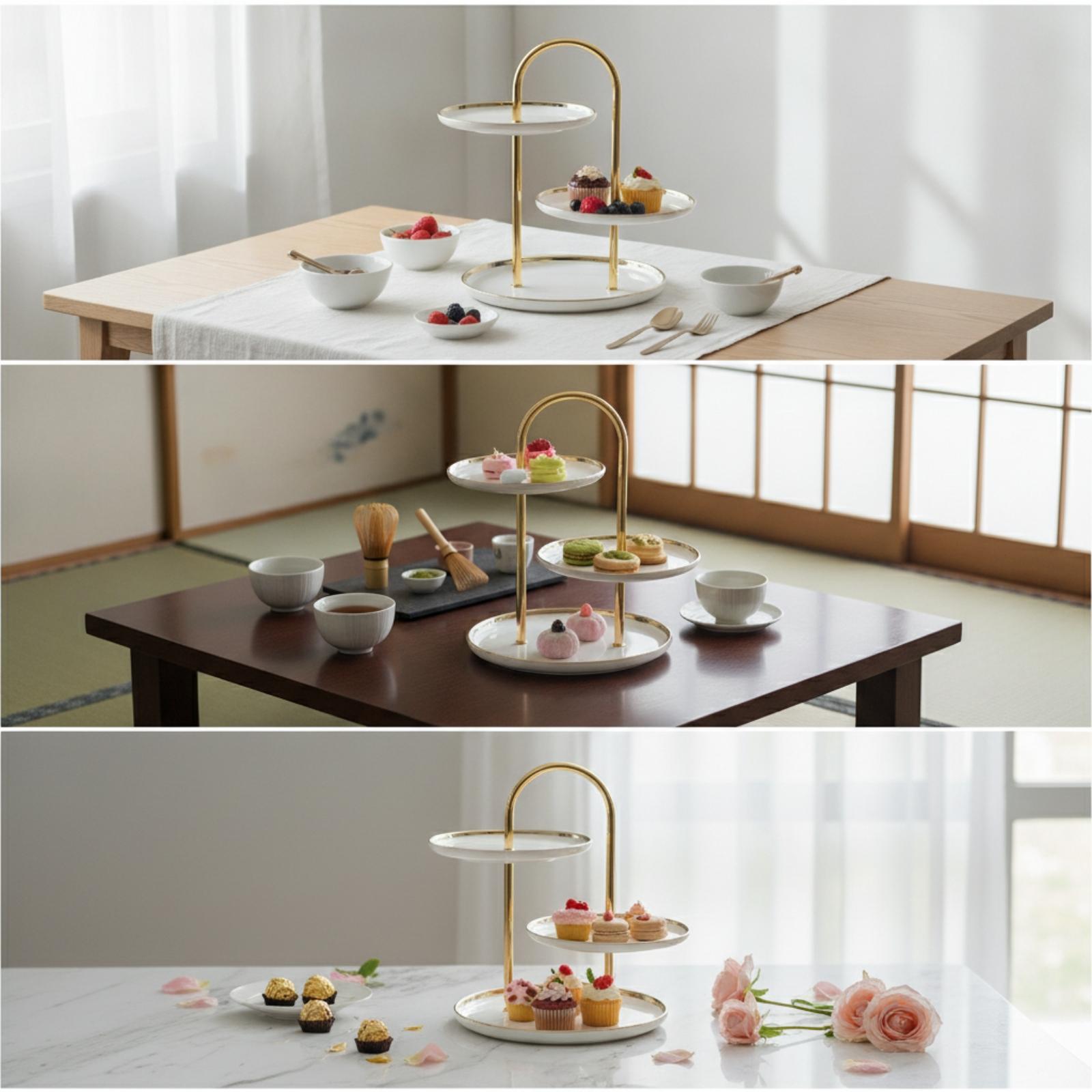 Soporte de exhibición de cerám - Cupcake Stand Tier reseña y precio