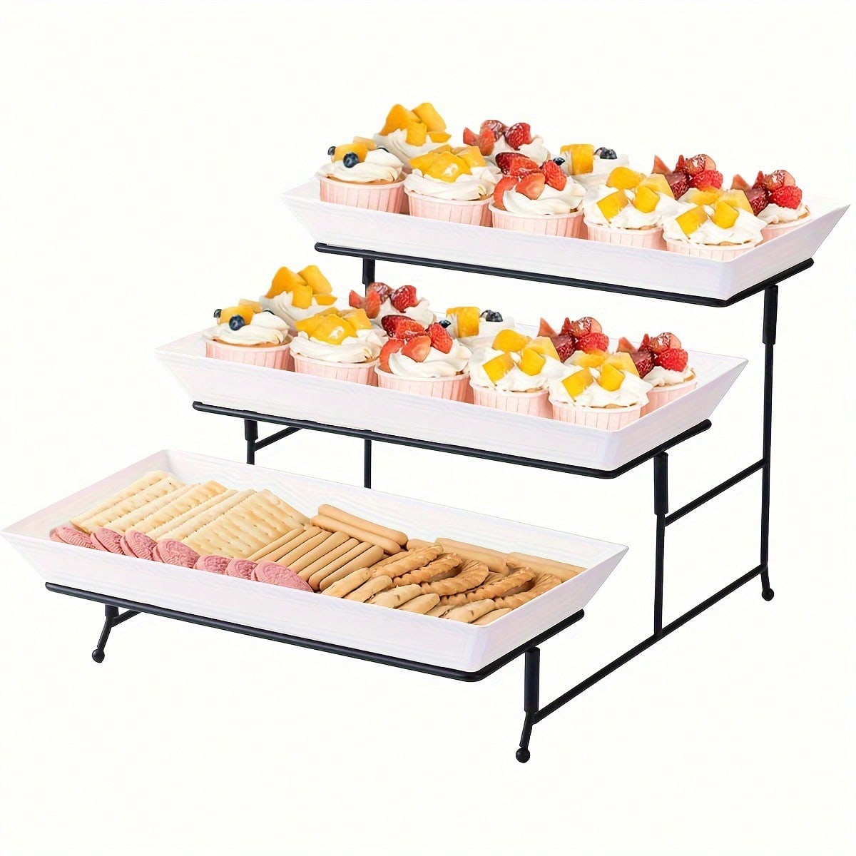 BLAGEPORT, 1 unidad, expositor - Cupcake Stand Tier reseña y precio