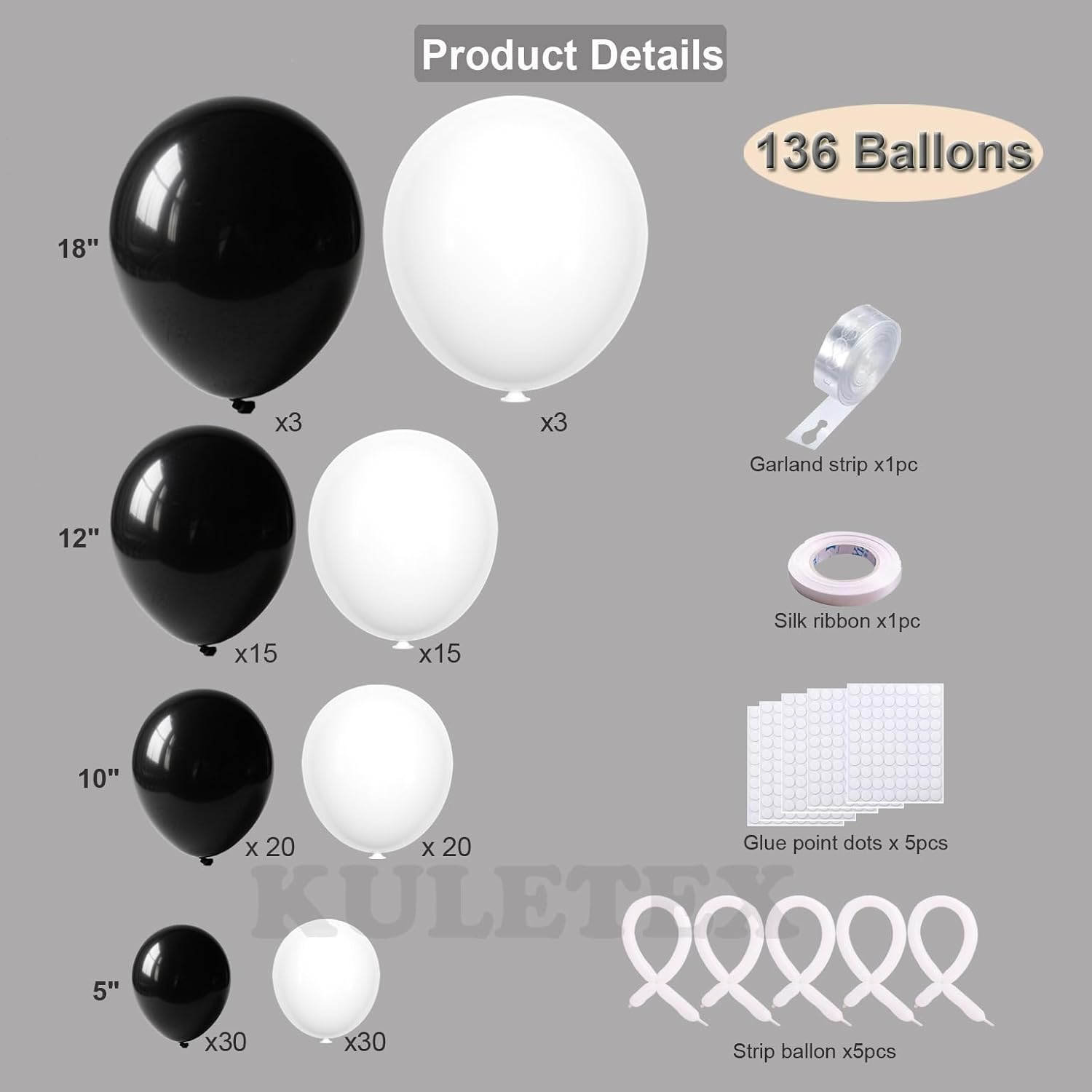 Kit de arco de globos de látex - Event Launch Party reseña y precio