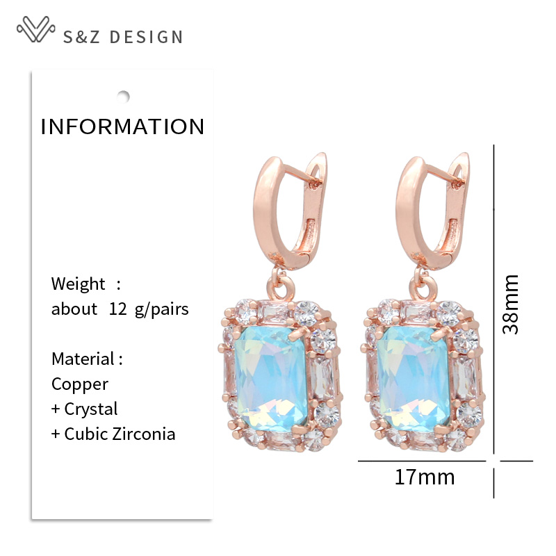S & Z-pendientes colgantes rec - Event Z reseña y precio