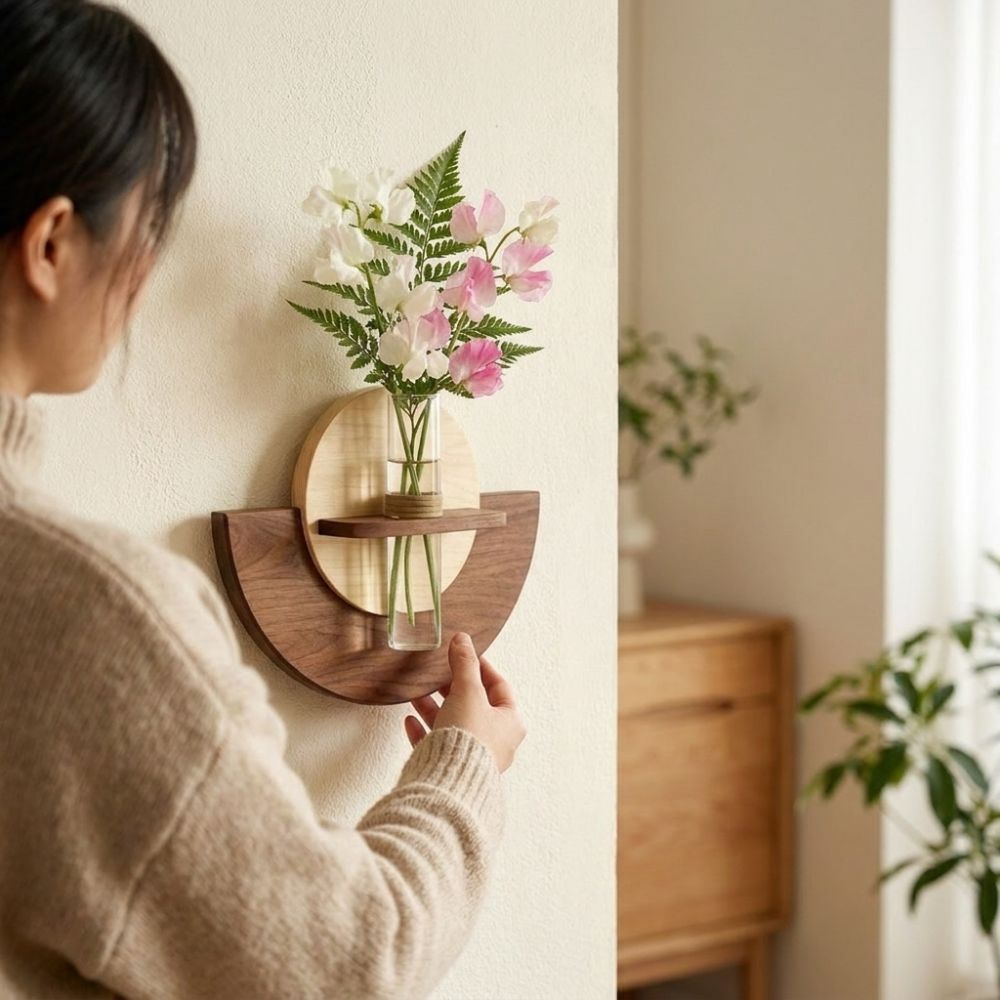Estante de Pared Ovalado de Ma - Flower Wall Panel reseña y precio