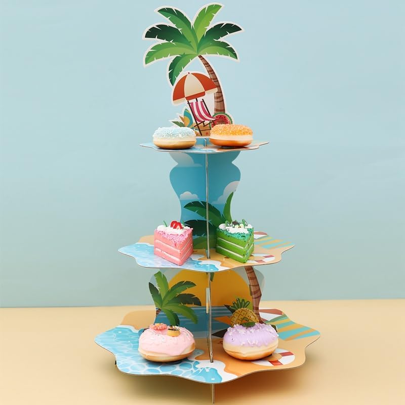 Soporte para cupcakes de playa - Cupcake Stand Tier reseña y precio