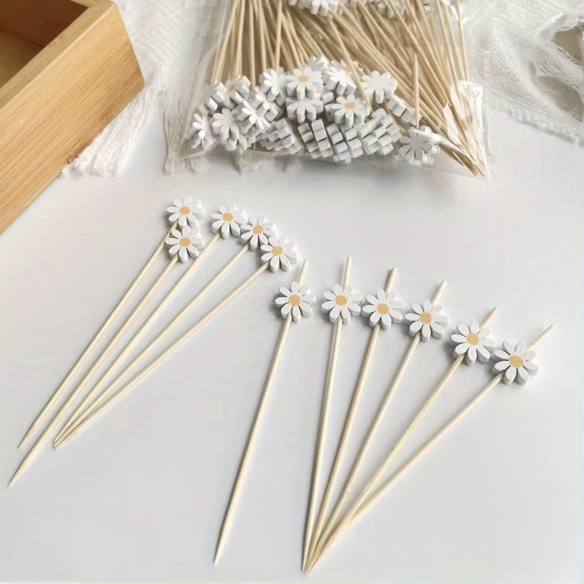 50 piezas de decoración de flo - Centerpiece Stick reseña y precio